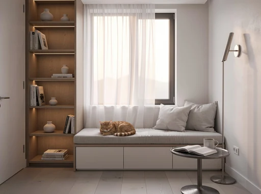 Eine Katze ins Zimmer setzen