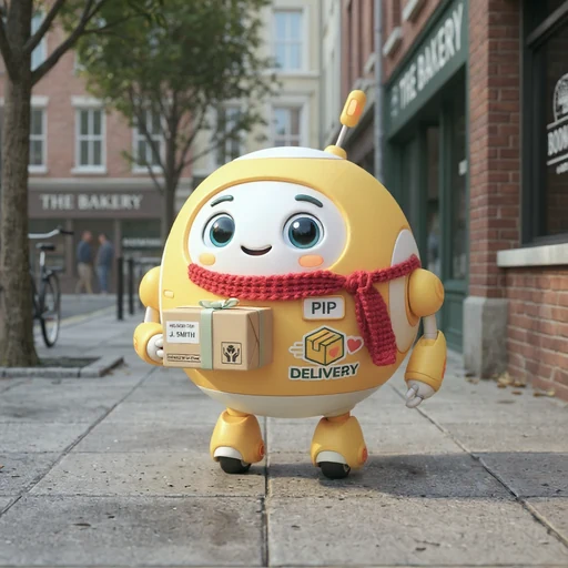 Recolor a robot mascot