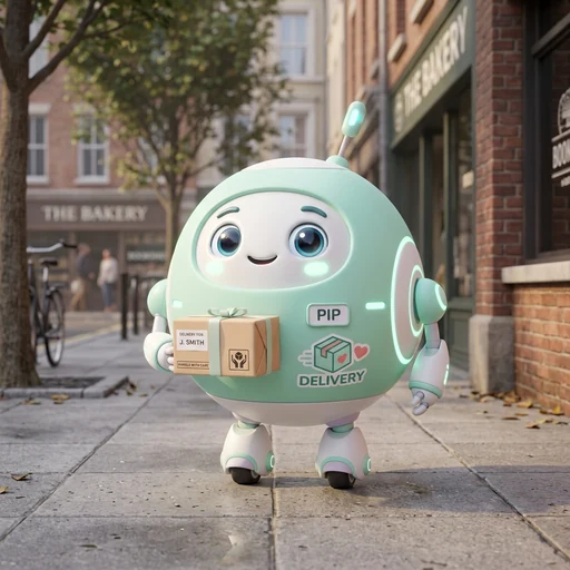 Mint delivery robot
