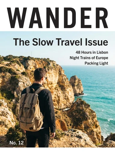 "WANDER" magazine cover
