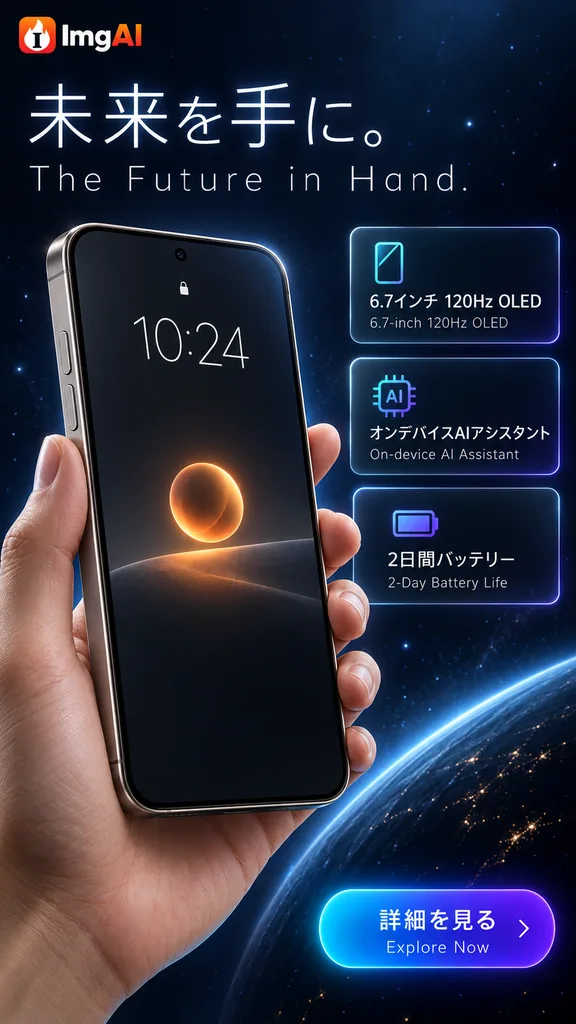 6-poster listing, Japanese + English — created with ImgAI