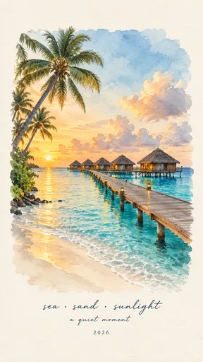 Photo into a watercolor travel print · Watercolor print